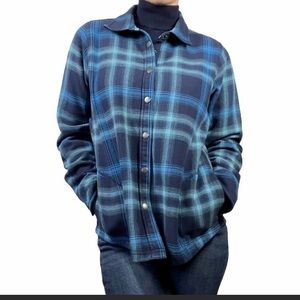 ORVIS Flannel Fleece Lined “Shacket” Sz M